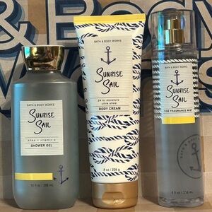 Bath and Body Works Sunrise Sails 3 Piece Body Care Set